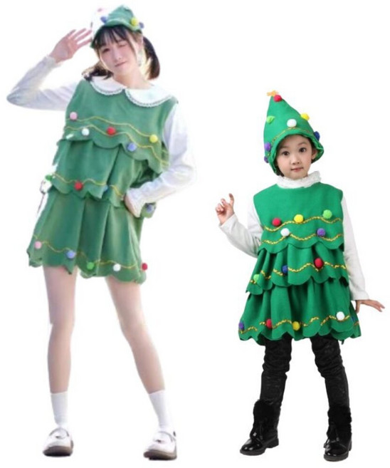 WULA烏拉 聖誕層次裙套裝 聖誕節服裝