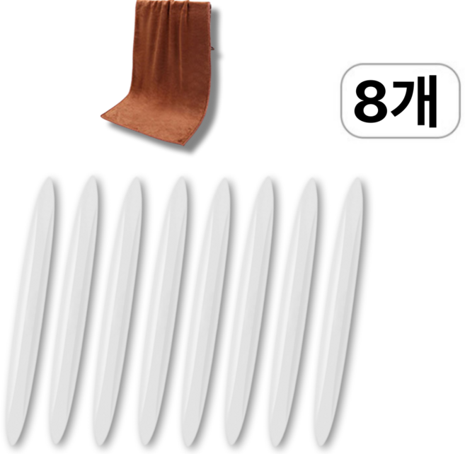 무만 자동차 문콕 방지 가드 도어 차량 8P세트, 8개, 투명