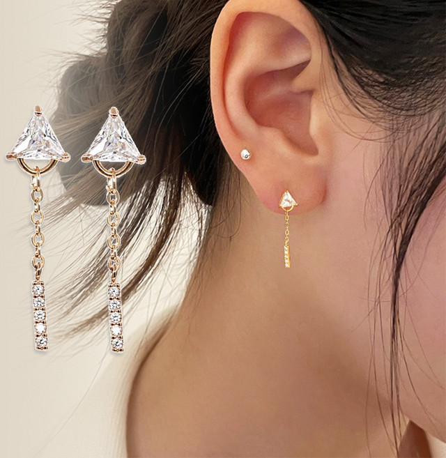 미다미 [2P 케이스세트] 에노르 피어싱 (실버/골드/핑크골드)