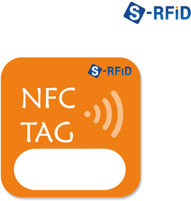 현승 NFC 태그 메탈 스티커 칩 라벨 카드 인쇄 제작, 1개, 사각 스티커 태그(No.25T)