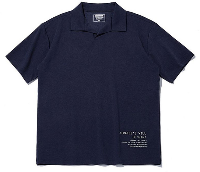 인터크루 남성 티에리그래픽반팔티셔츠 ITW2TT01ACC 차콜