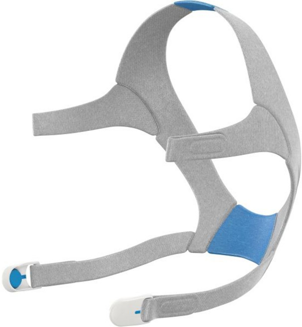 레스메드 에어핏에어Touch N20 헤드기어 - 교체용 CPAP 헤드기어 - 프레임 시스템 및 비강 쿠션 미포함 - 프리미엄 CPAP 액세서리 - 미디엄 블루, 레스메드 에어핏에어Touch N20 헤드기어 교체용 C, 1개