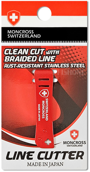 몽크로스 라인커터 낚시줄커터 낚시커터, 레드 RED, 1개