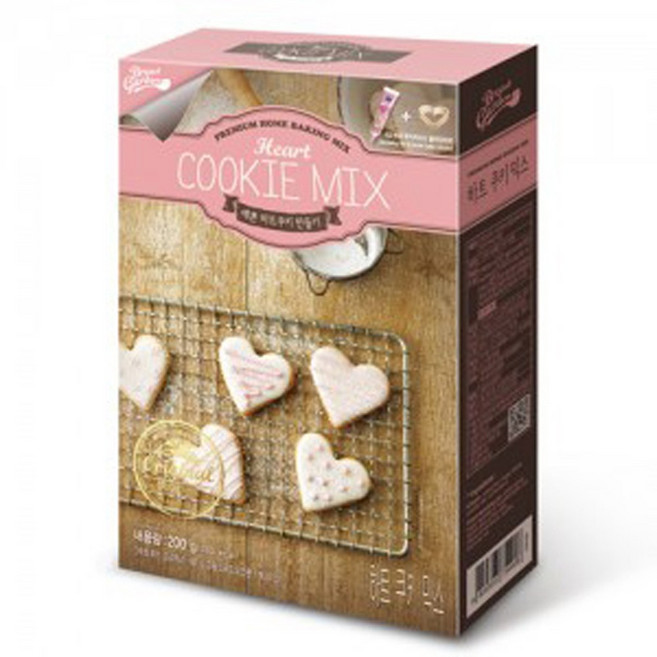 브레드가든 BG 하트 쿠키믹스 200g, 10개
