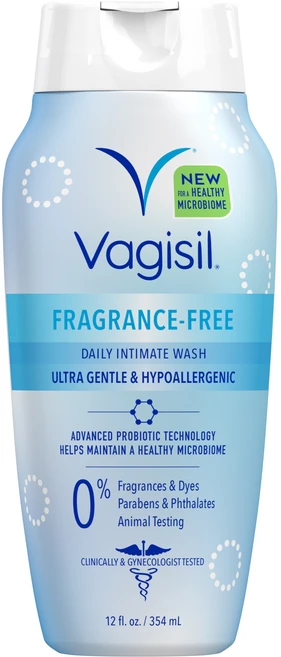 바지실 데일리 여성청결제, Vagisil 바지실 페미닌 워시 무향 354ml, 1개 - 쿠팡