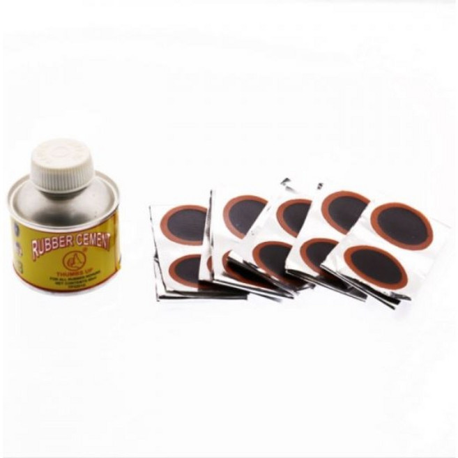 자전거 펑크패치 thumps up 패치30장+본드60ml ( 대만 ) 튜브수리, 1개