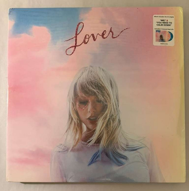 (수입 LP) TAYLOR SWIFT – LOVER BLUE / PINK COLORED VINYL 2LP NEW A30, (수입 LP) TAYLOR SWIFT – LOVER L