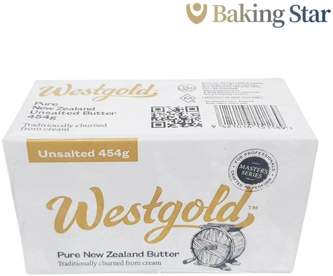 웨스트 골드 버터 454g (뉴질랜드산 무염버터), 1개 - 쿠팡