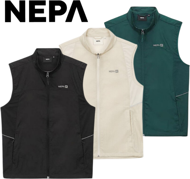[백화점 정품] 네파 남성 여성 에어로윙 우븐 베스트 등산 아웃도어 캠핑 골프 조끼