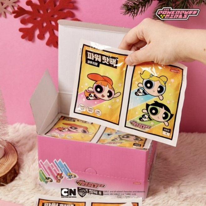 [텐바이텐] 파워퍼프걸 핫팩 S 세트 (더블미니형 30g*2개) (20개입), 1박스