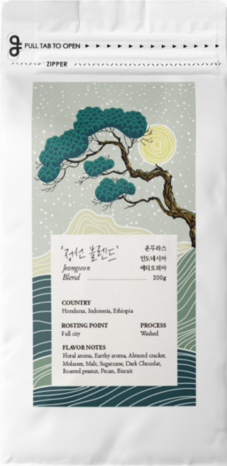 정선블렌드 당일로스팅 (분쇄도 선택가능) 손맛커피 스토리블렌드, 홀빈((분쇄안함), 1kg, 1개