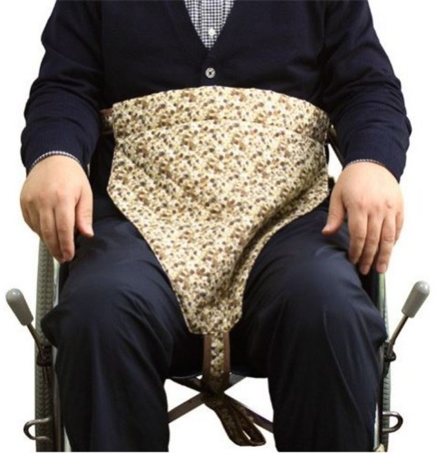 휠체어용 누비 안전벨트 - 낙상사고 예방, 1개