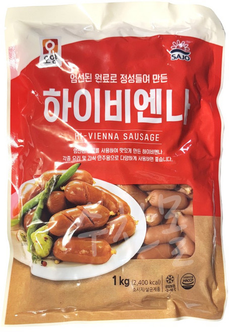 사조 하이비엔나, 1kg, 3개