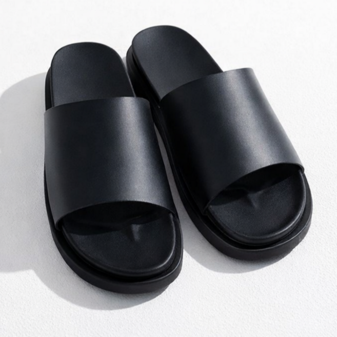 로버 남자슬리퍼 4.5cm 키높이 발편한 초경량 쿠션 여름 실내화