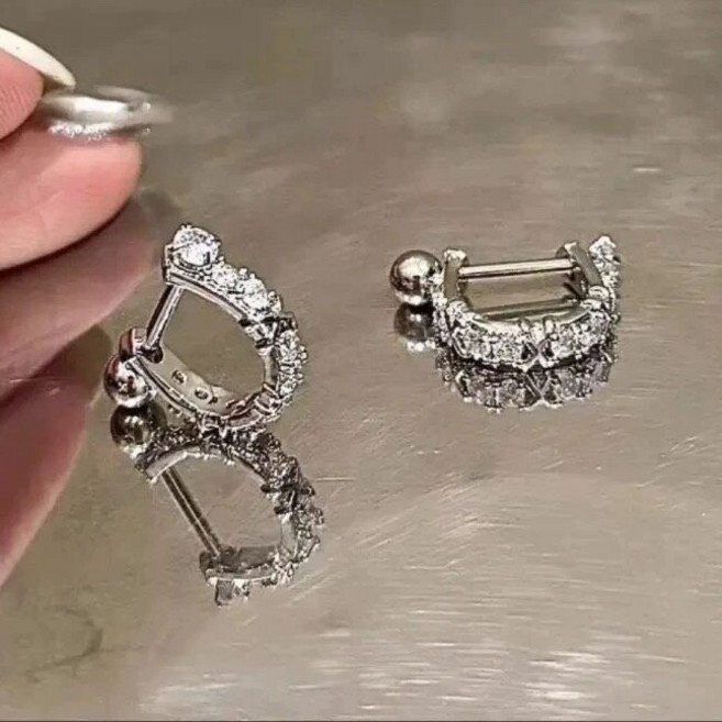 u型耳骨釘 925銀