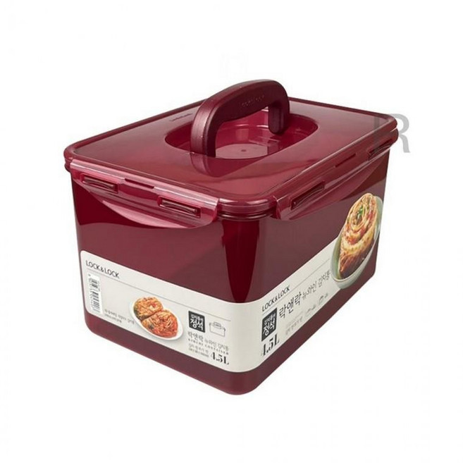락앤락 뉴와인 와인색상 김장 김치통 4.5L 신선보관, 1개