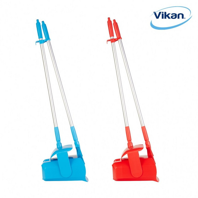 바이칸 해썹 스탠드 빗자루+쓰레받기 세트 청소도구 가루 먼지 쓸기, 1개