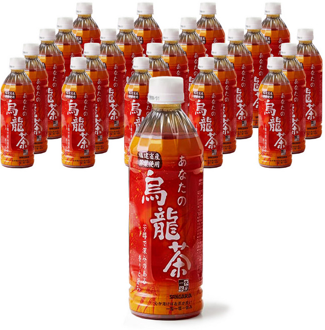 산가리아 당신의 우롱차, 500ml, 24개