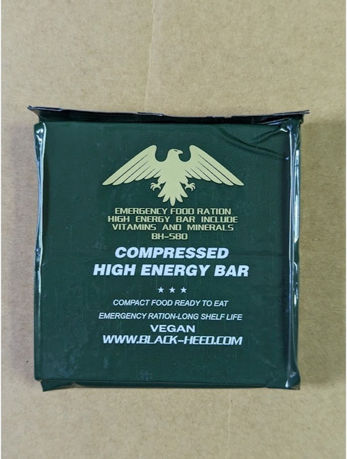 山道具屋 美國BH-580防災求生MRE戰備口糧 20年保存期 登山乾糧、地震應急包 素食可食, 1個, 單包110g(數量x9才有鐵盒)