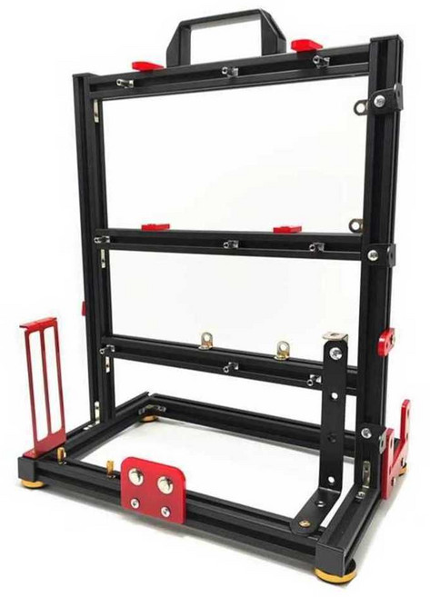 컴퓨터 오픈케이스 데스크탑 MATX ATX ITX PC케이스, mini ITX 24cm 실버, 1개