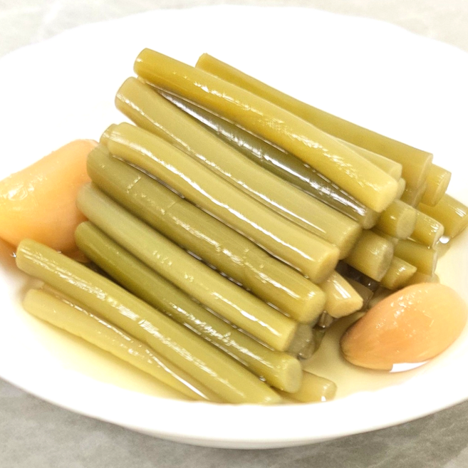 동백찬 마늘쫑 절임 장아찌 500g 1kg 2kg 4kg 8kg 16kg 간장 삭힌 대용량 업소용 식당 두남, 1개