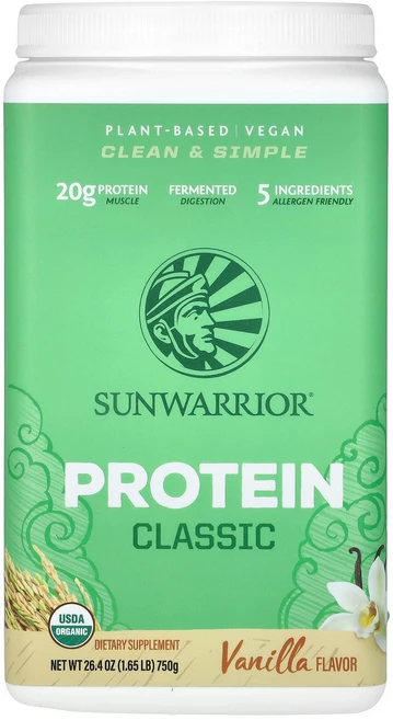 Sunwarrior 선워리어 클래식 프로틴 바닐라 750g 파우더 단백질보충제, Sunwarrior 선워리어 클래식 프로틴 바닐라 75 - 쿠팡