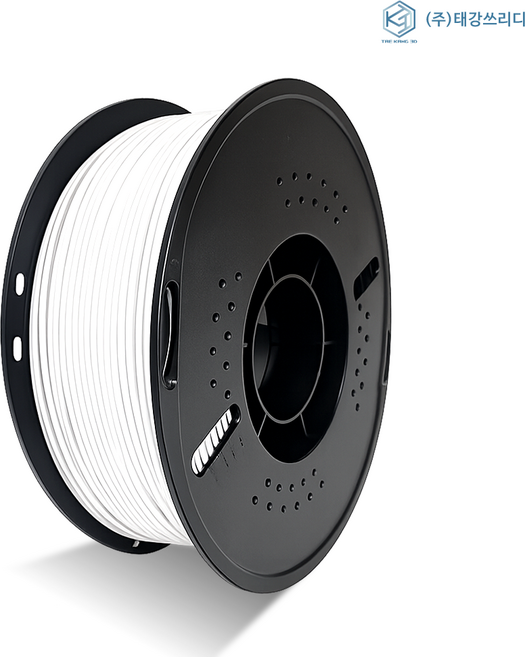 고품질 국산 PETG 필라멘트 1kg/1.75m 3D프린터용 뱀부랩 재료, 화이트