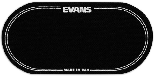 에반스 EQ 베이스드럼 헤드 나일론 뮤트 패치 EQPB2 더블 (2개입), 블랙, 1세트