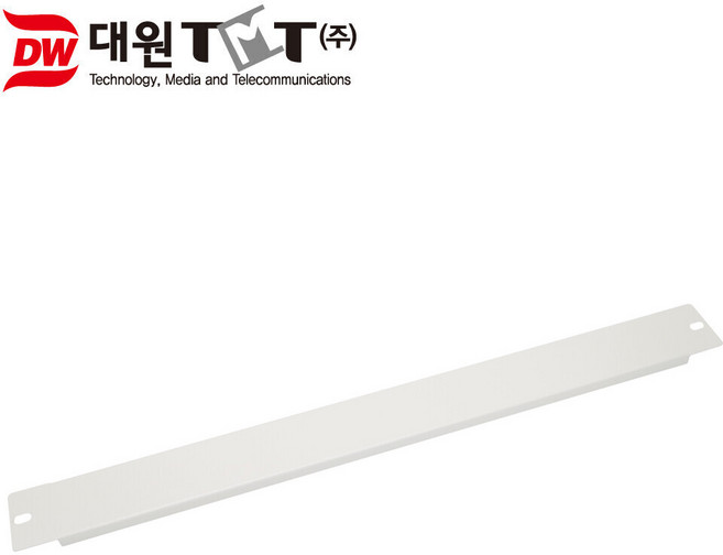 대원TMT 블랭크 판넬 1U 아이보리 DW-IVBLANK 표준19형 허브랙 서버랙 호환, 1개