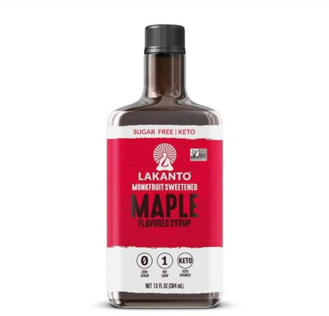 Lakanto 메이플 시럽 맛 무설탕 미국직구, 없음, 2) Maple  13 Fl Oz Pack of 2