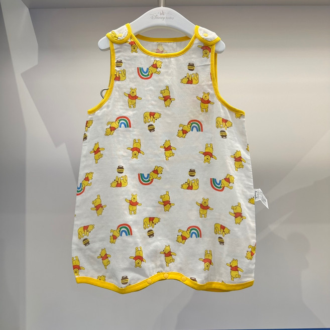 디즈니베이비 야탑 NC점 면 100 무형광섬유로 시원한 거즈면 느낌의 수면조끼 입니다~~ 귀여운 푸가 쫑쫑쫑