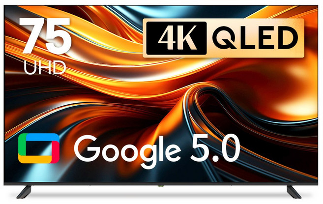 26년형 신제품 구글5.0 탑재 아바 스마트 PRO 191cm (75인치) QLED 1등급 구글TV, 방문설치, 스탠드형, 스탠드형설치(기사방문), 75인치