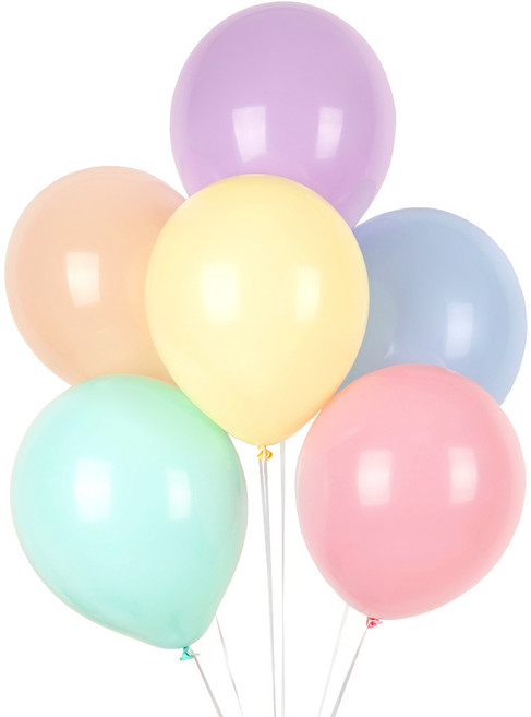 파티짱 30cm 파티짱 혼합색상 풍선 (12인치) 100개입, 30cm 혼합색상 풍선 (100개입,파스텔 색상)