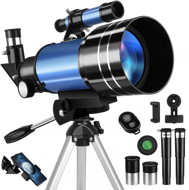 천체망원경 150배율 | 어른 어린이 모두 가능 | 달 별 관측 | 삼각대 포함, 1개, 150x