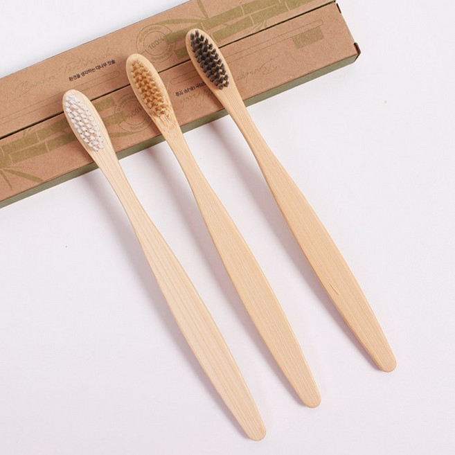 대나무 미세모 이름새김 아동칫솔 어린이집 유치원 선물용, 1개, 1개입
