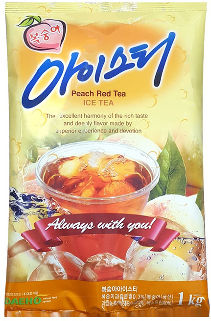 대호 복숭아 아이스티 고형차, 1kg, 1개입, 10개, 1kg
