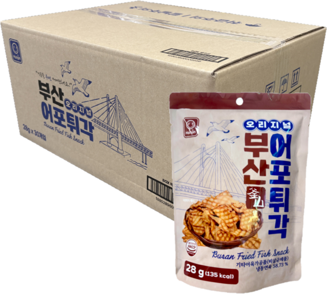한진식품 추억의 부산 어포 튀각, 30개, 28g