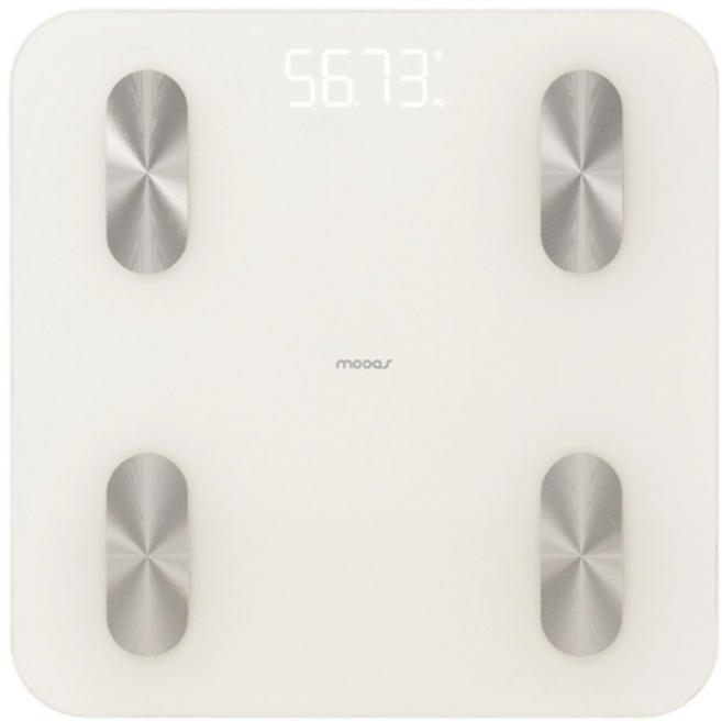 무아스 스마트 체성분 체중계, 1개, 아이보리