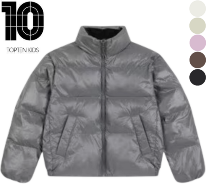 [매장정품] 탑텐키즈 남여공용 숏패딩 하이넥 점퍼 유아 아동 동절기 겨울 따뜻한 자켓