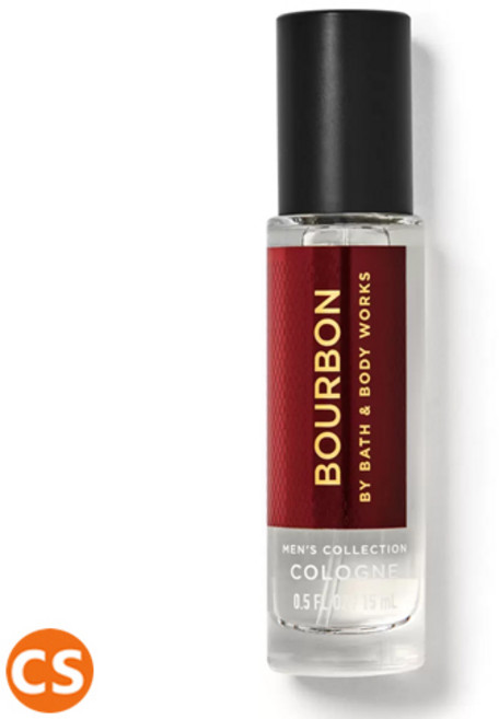 [미국직배송] 배쓰앤바디웍스 부르봉 남성 향수 휴대용 15mL BOURBON MINI COLOGNE, 1개