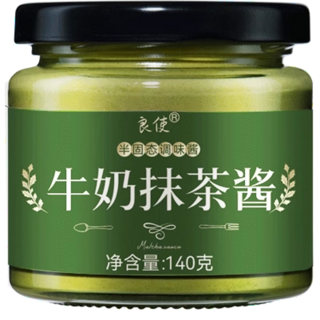 이슬빛 밀크말차 스프레드 아침식사 빵쨈 토스트잼, 1개, 140g