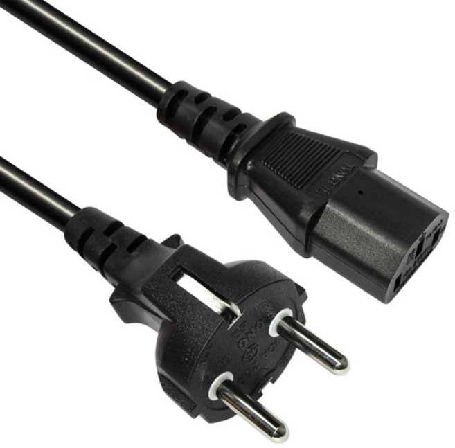 마하링크 국산 AC코드 일자형 파워케이블 5M ML-B1104 AC전원 3구 PC용 케이블 0.75mm x 3C 컴퓨터 모니터 노트북 아답터등, 1개