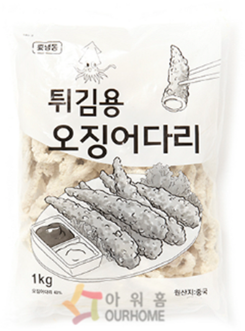 가토코 오징어다리튀김 (빵가루), 1kg, 1개