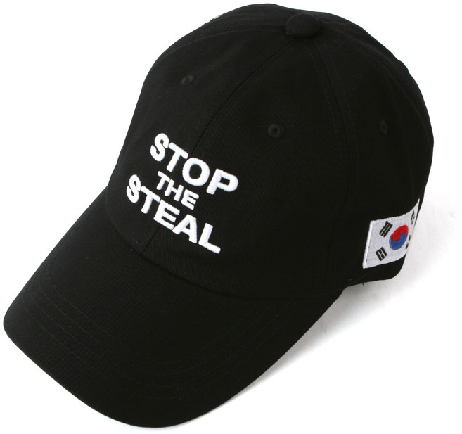 STOP THE STEAL 모자 스탑더스틸 모자 STS 볼캡 네이비