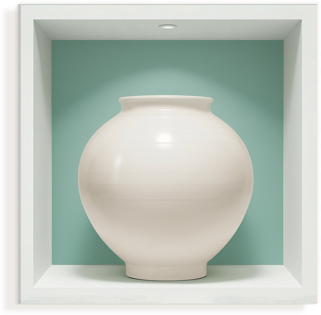 달항아리 그림 액자 거실 인테리어 두꺼비집가리개, 02.담다 청록