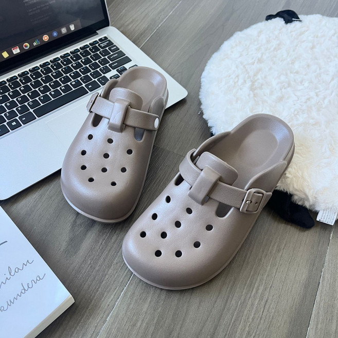 남녀공용 샌들 논슬립 쿠션 실내외 슬리퍼