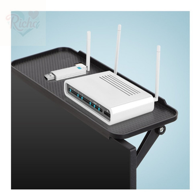 모니터거치대 중 공유기받침대수납 선반트레이 모니터다이