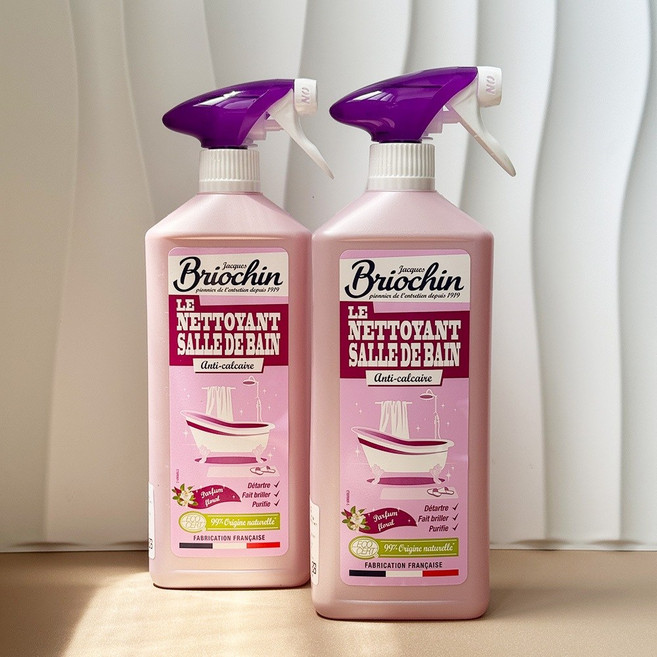 Jacques Briochin 碧歐馨 浴廁清潔劑 抗水垢 花香 ECOCERT認證 750ml, 1個