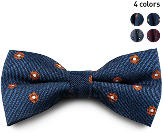 20151215L_화이트써클 패턴 나비넥타이 4종