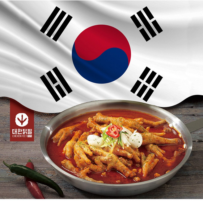 대한닭발1979 국내산 매운 국물 불 닭발, 1kg, 2개